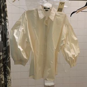 Lauren Ralph Lauren ‘Devy’ puff sleeve blouse